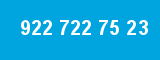 922 722 75 23 922 722 75 23